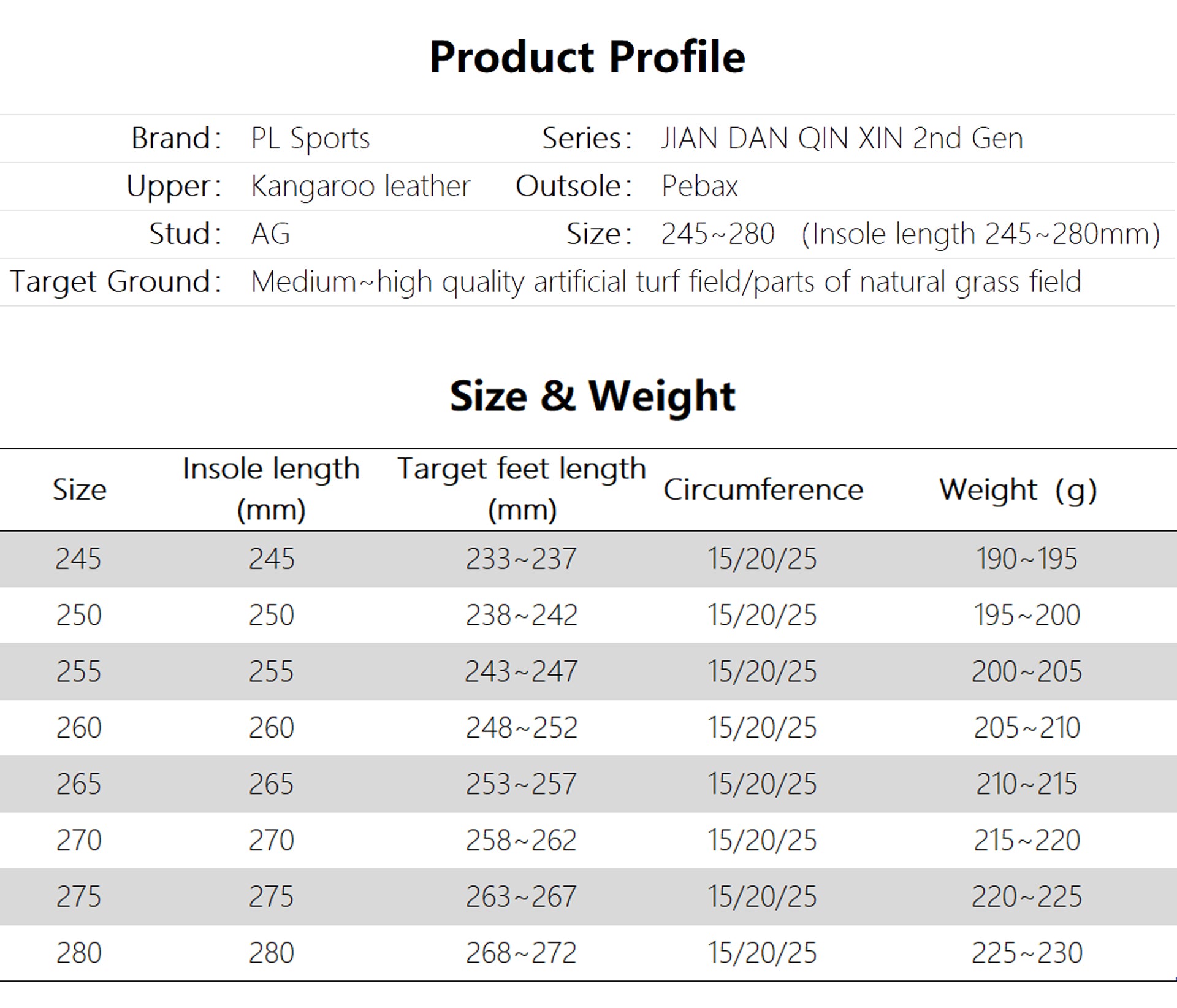 JIAN DAN QIN XIN/ 2nd Gen/ AG